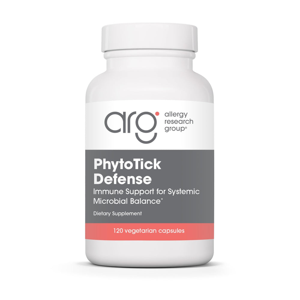 Allergy Research Group Phyto Tick Defense Mushroom Complex capsules bottle