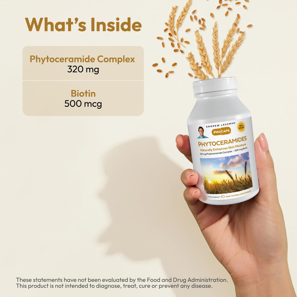 Biotin 500 mcg Phytoceramides graphic