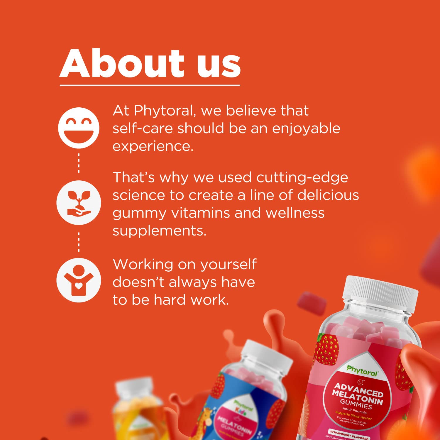 Gummy vitamins with a focus on eye health and antioxidant carotenoids