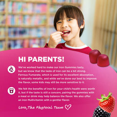 Vitamins B6, B12 and omega-3 in Phytoral Kids Focus Gummies