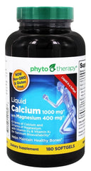 Calcium liquid softgel capsules – 180 count per pack