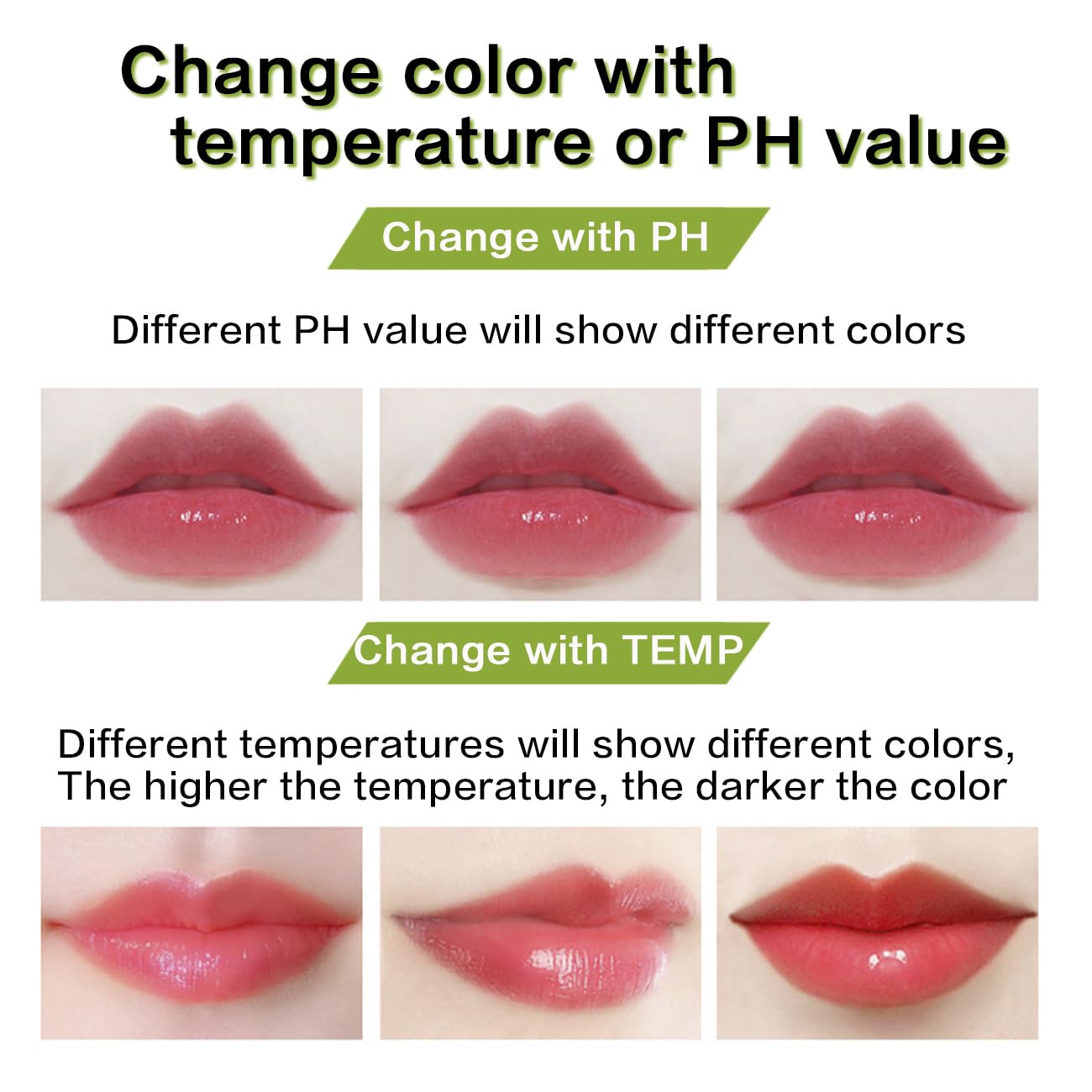 Pieukesy Aloe Vera color changing lip color application with smooth glide and moisture
