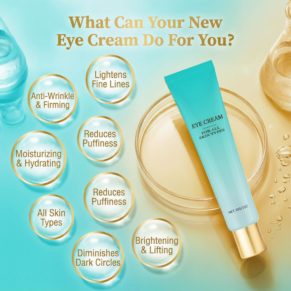 PIFLAT Retinol Eye Cream close-up of caffeine ingredients.