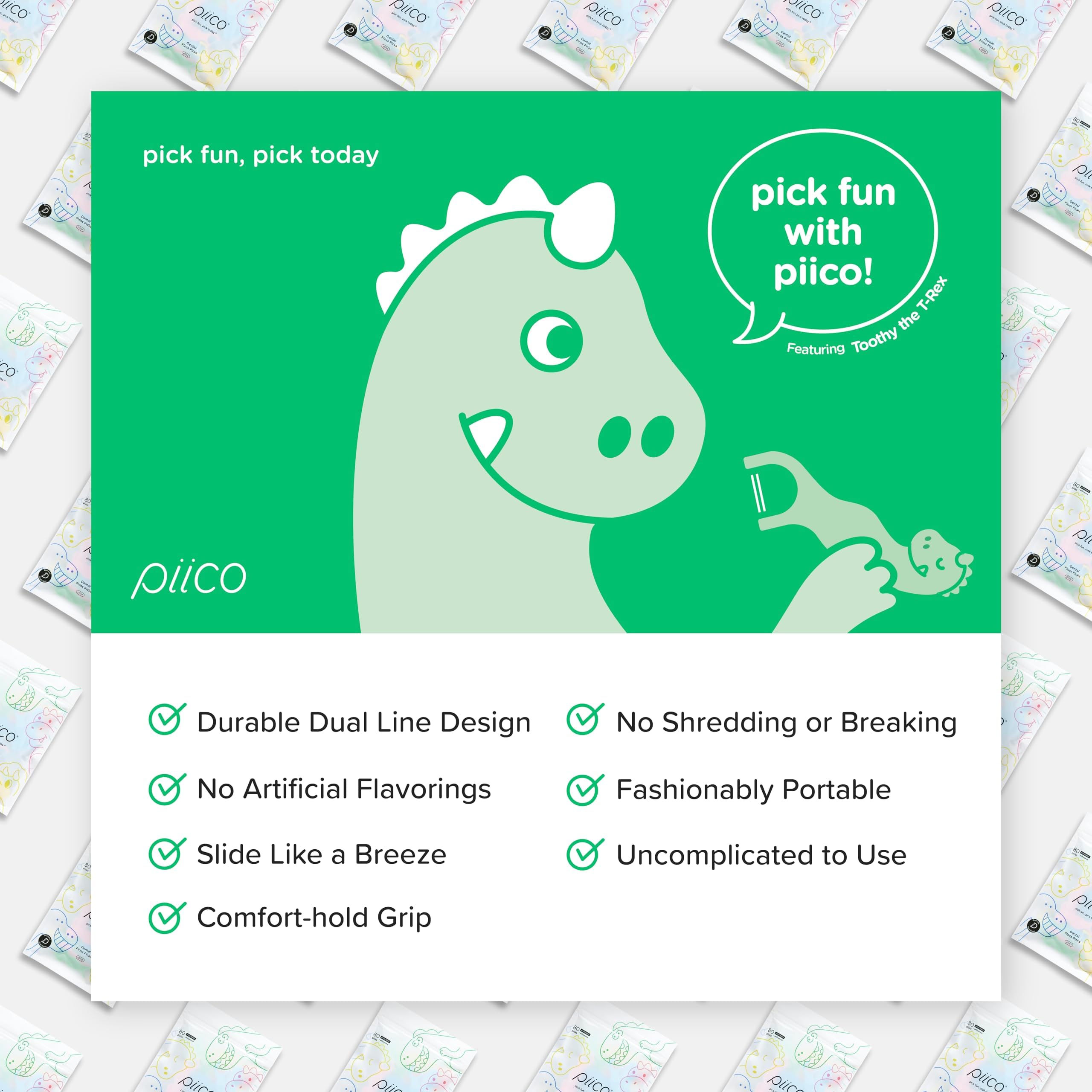 150-count pack of Piico floss picks in homebox