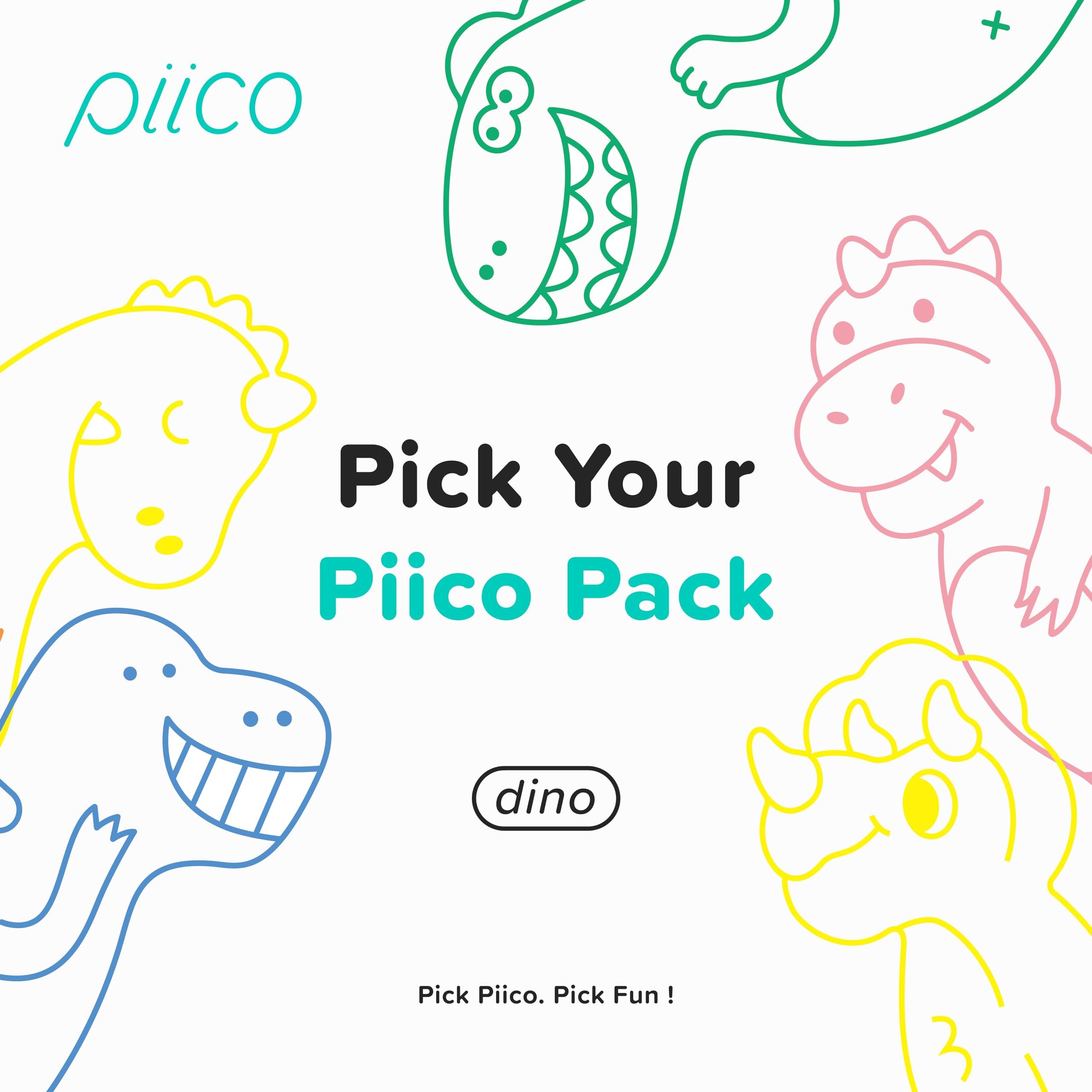 Close-up of Piico kids floss picks