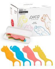 Piico kids unflavored dual line floss picks