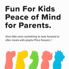 Unflavored unwaxed floss for kids and toddlers