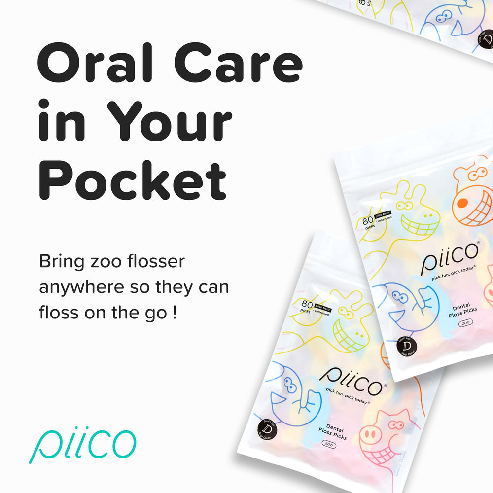 Easy dual-line floss design for kids by Piico