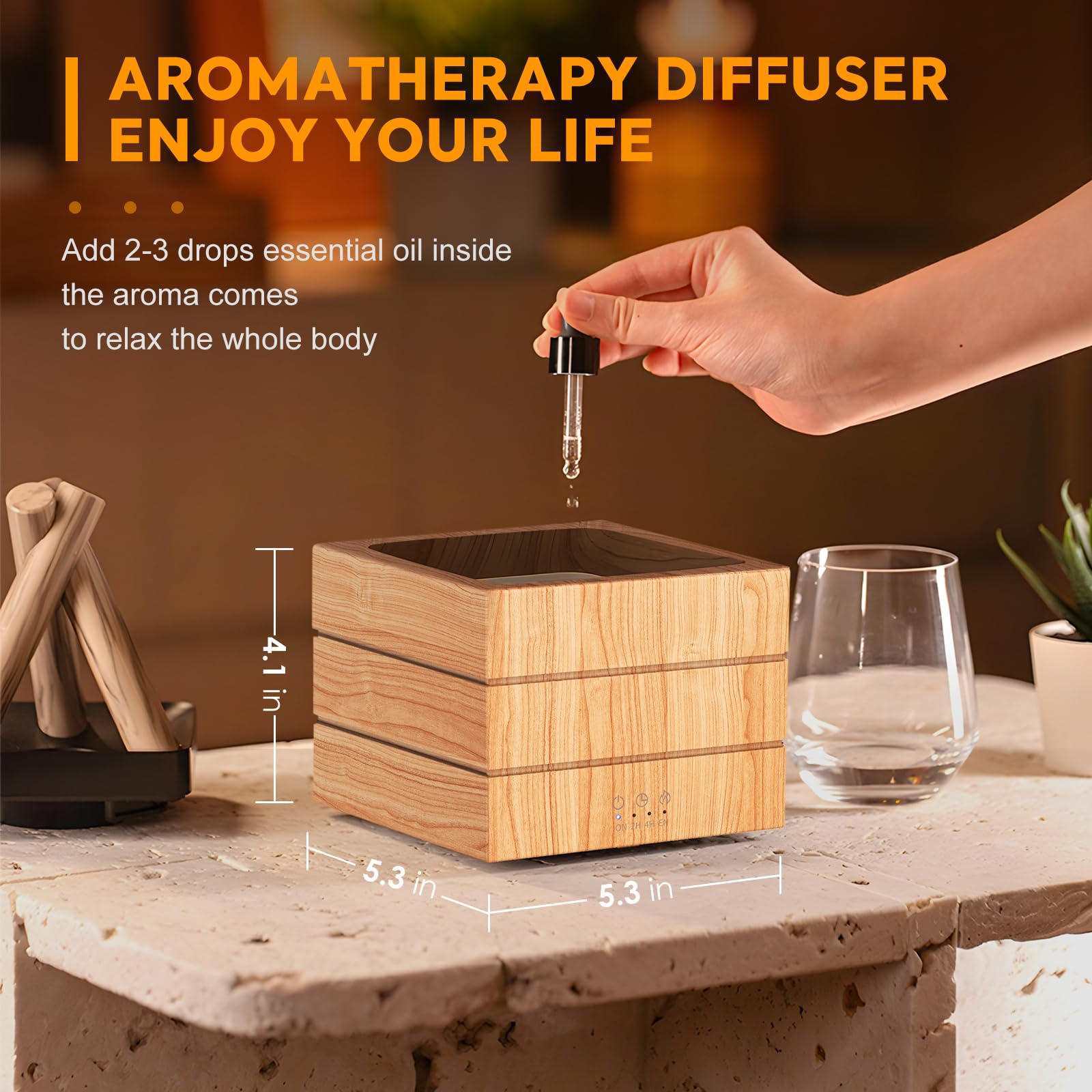 PiKaPiKaP Flame Light glow enhances relaxation during aromatherapy sessions