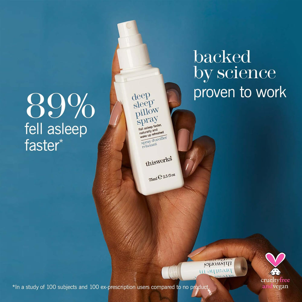 Pillow Talk Set packshot with spray and roll-on