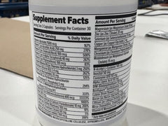 Graphic illustration of the 34-in-1 methylated multivitamin formula