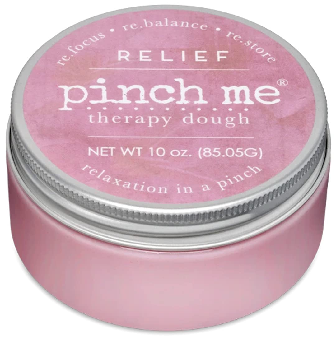 Pinch Me Therapy Dough Relief 10 oz jar with soft putty