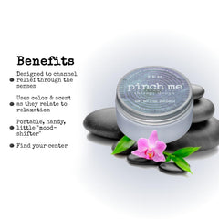Lifestyle shot showing kneading the Zen putty for relaxation