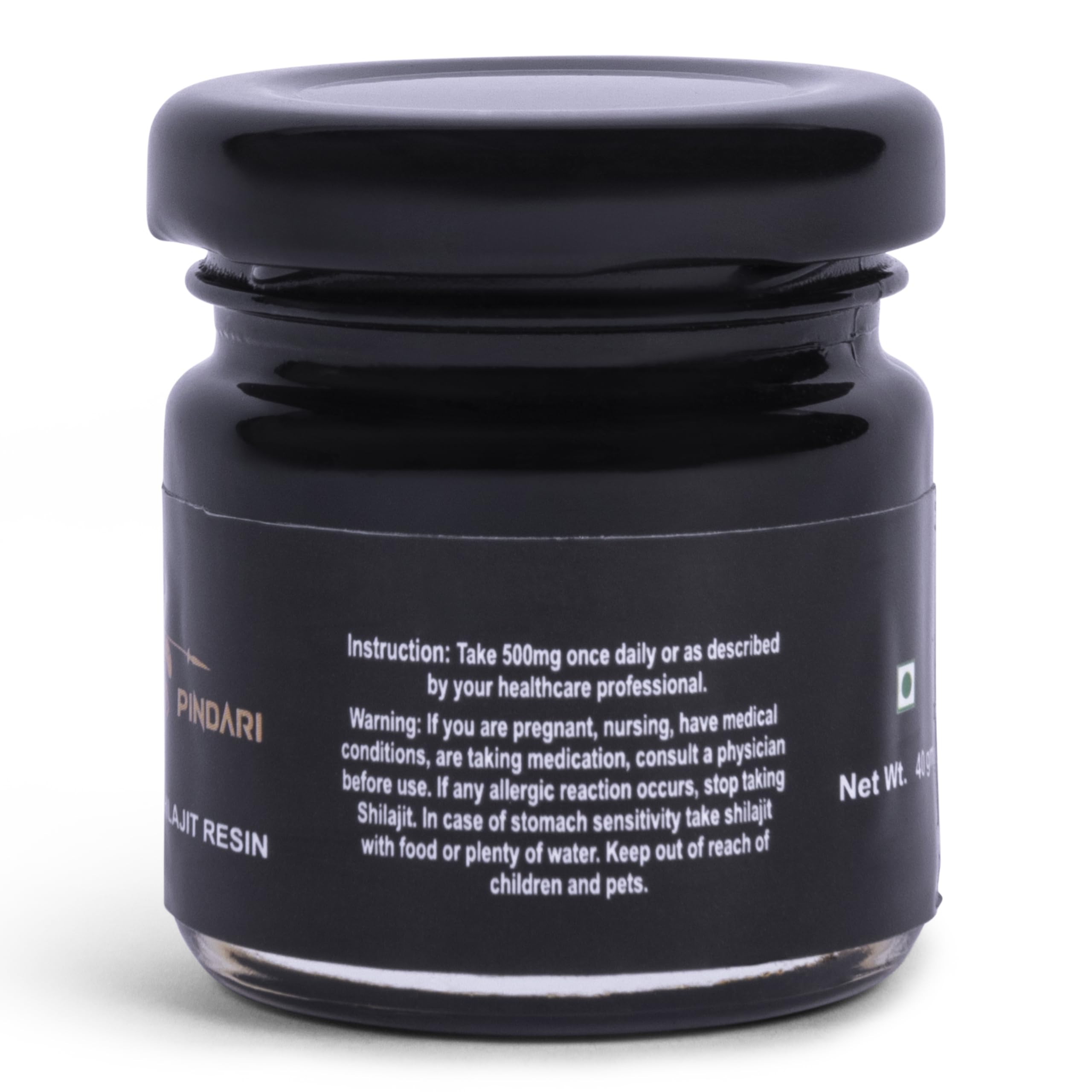 Pindari Shilajit resin packaging