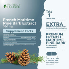 Pine Bark Extract bottle and packaging