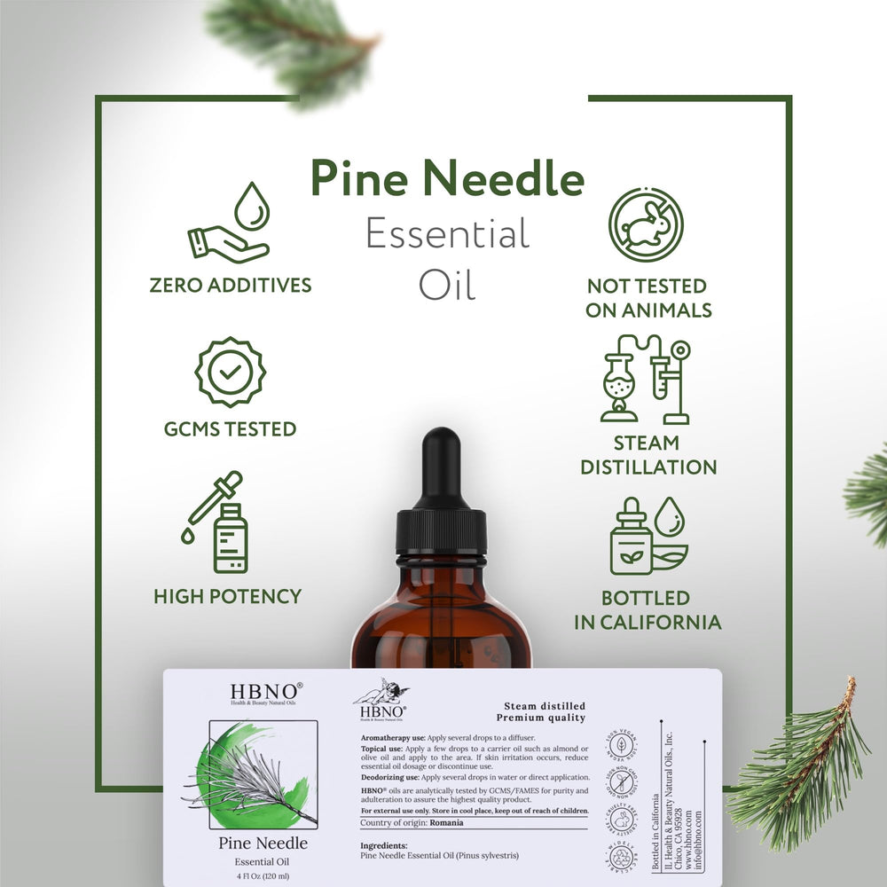 Pine needle oil for DIY cleaning, soaps, and projects