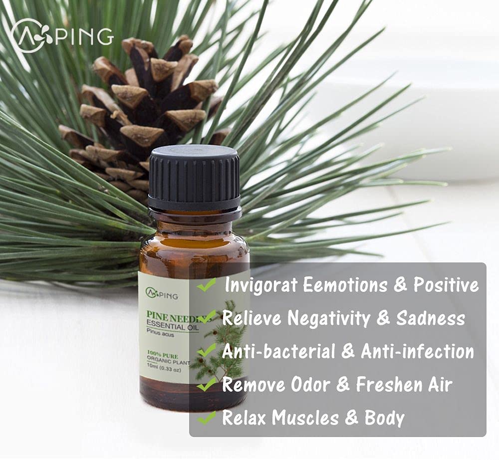 Bottle of Douglas Fir essential oil with label