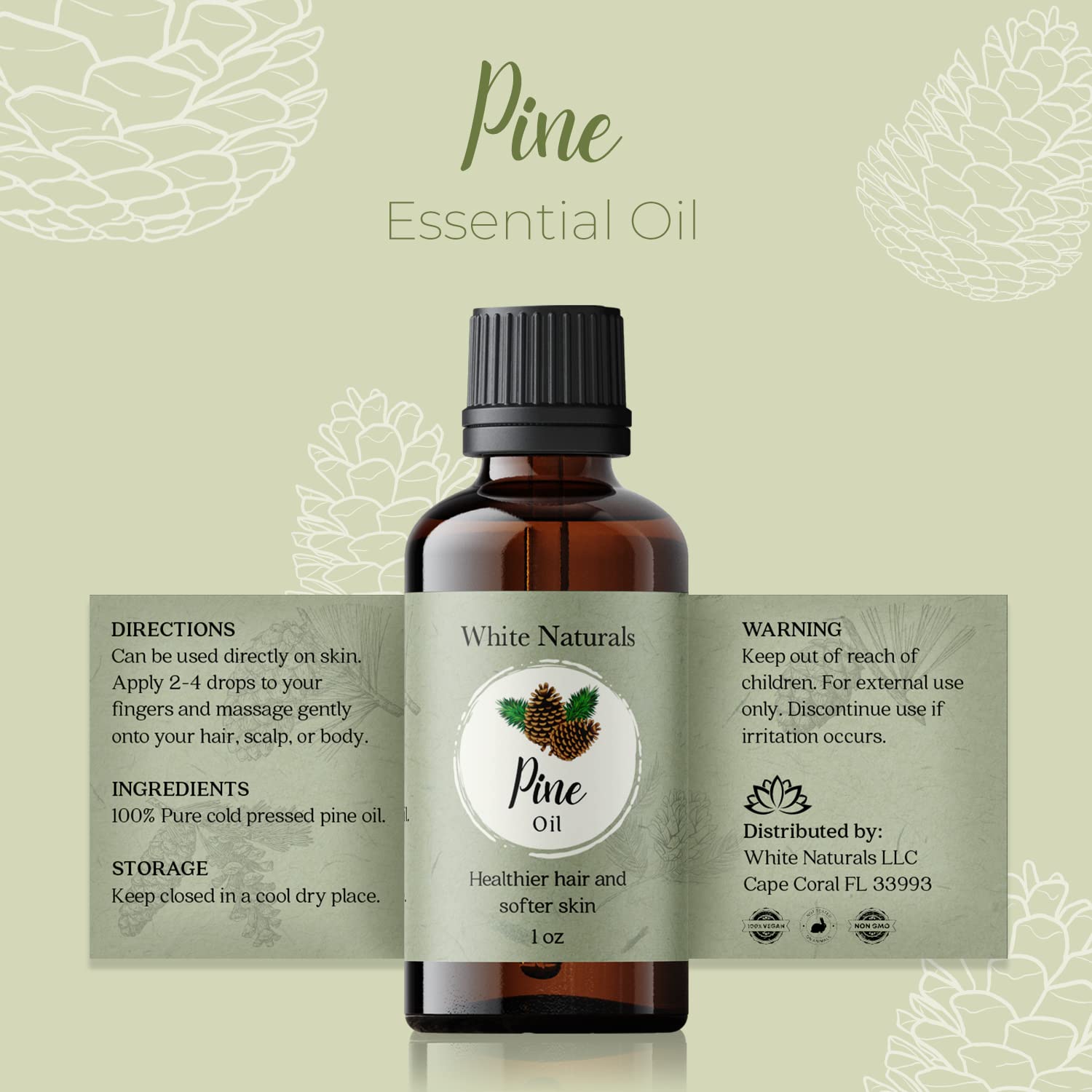 DIY candle making with pine essential oil