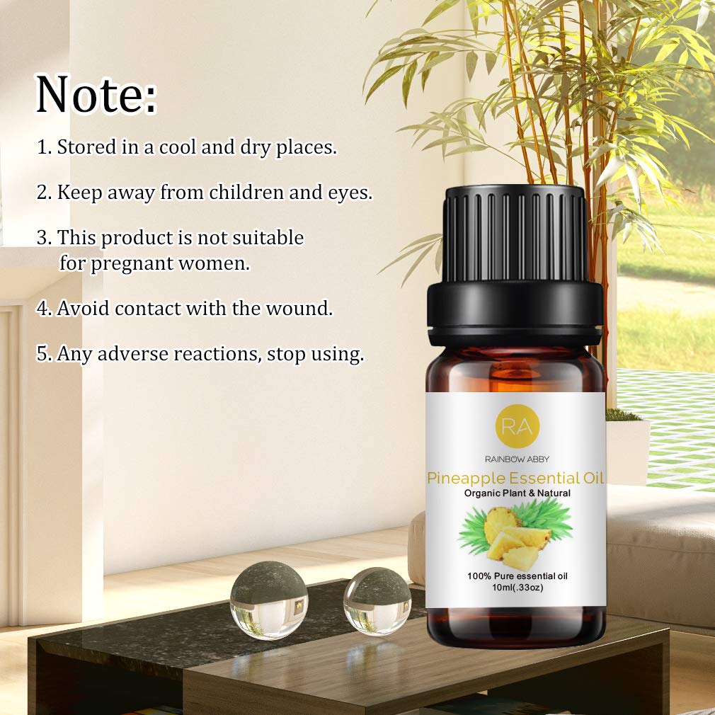 A diffuser releasing Pineapple essential oil aroma