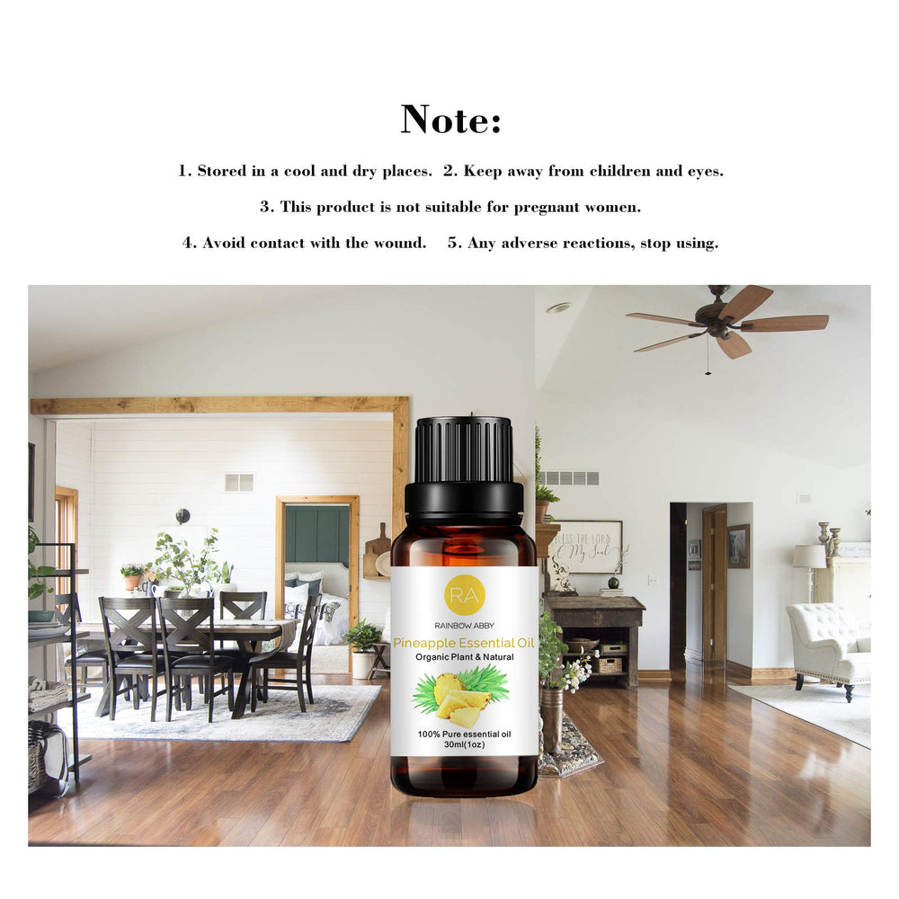Packaging for Rainbow Abby Pineapple essential oil 30ml