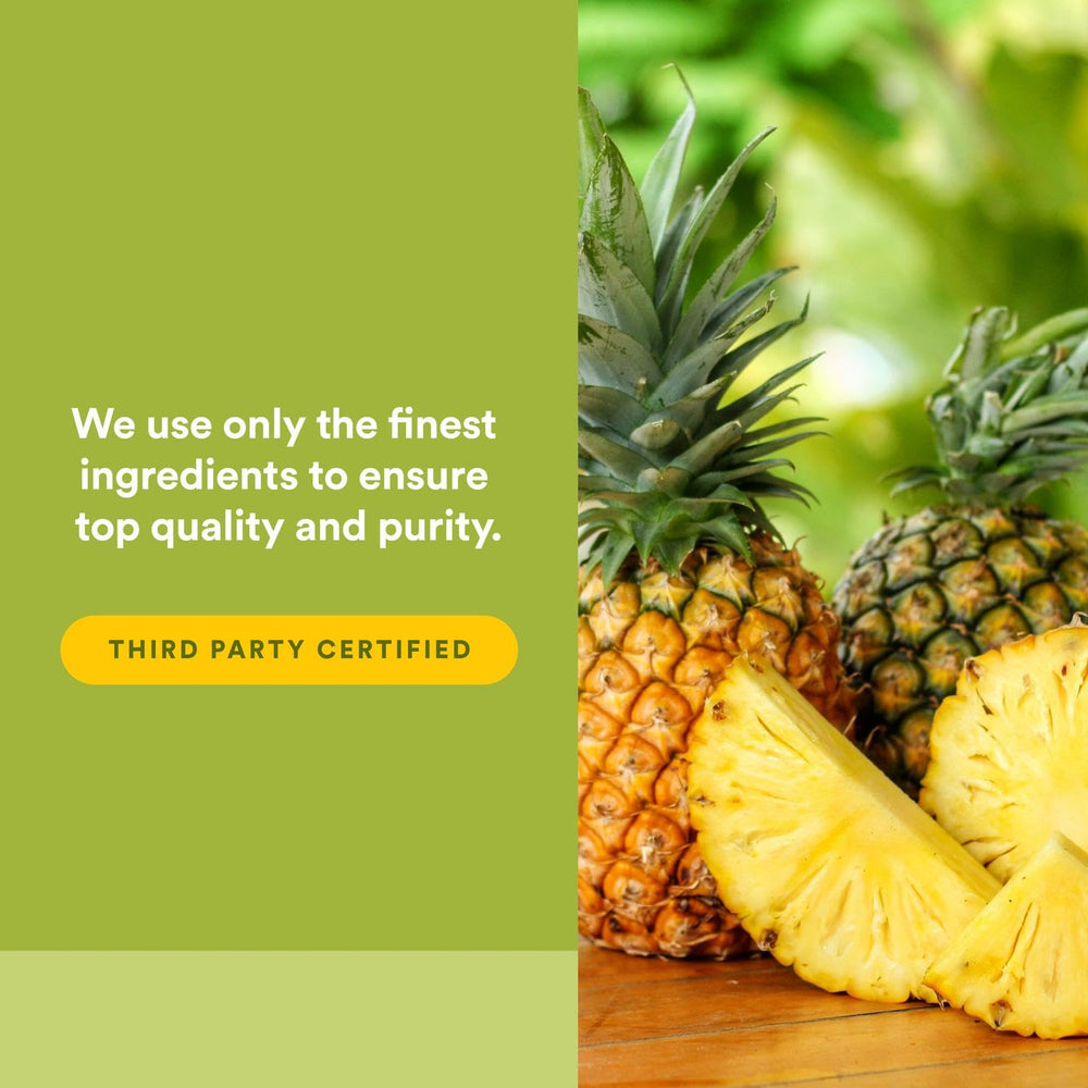 Pineapple-origin bromelain enzyme source