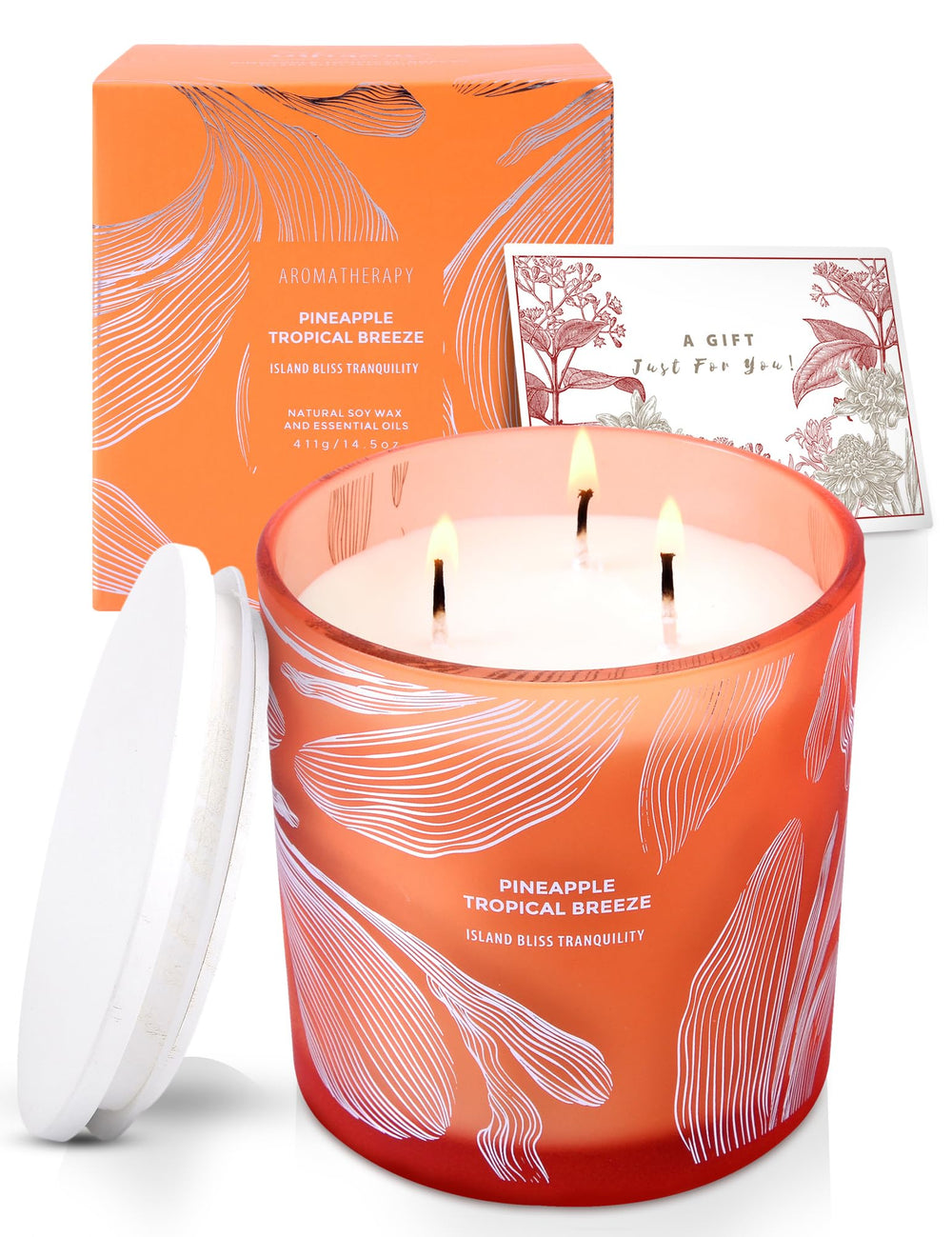 Gift-ready packaging box for Pineapple Tropical Breeze