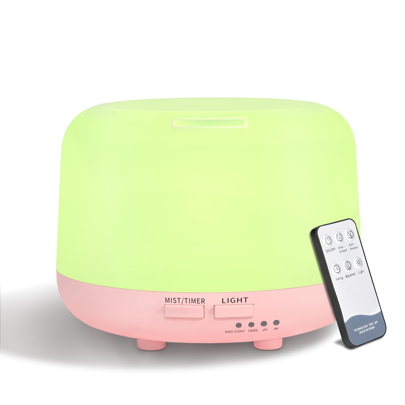 Pink 300ML essential oil diffuser with remote control