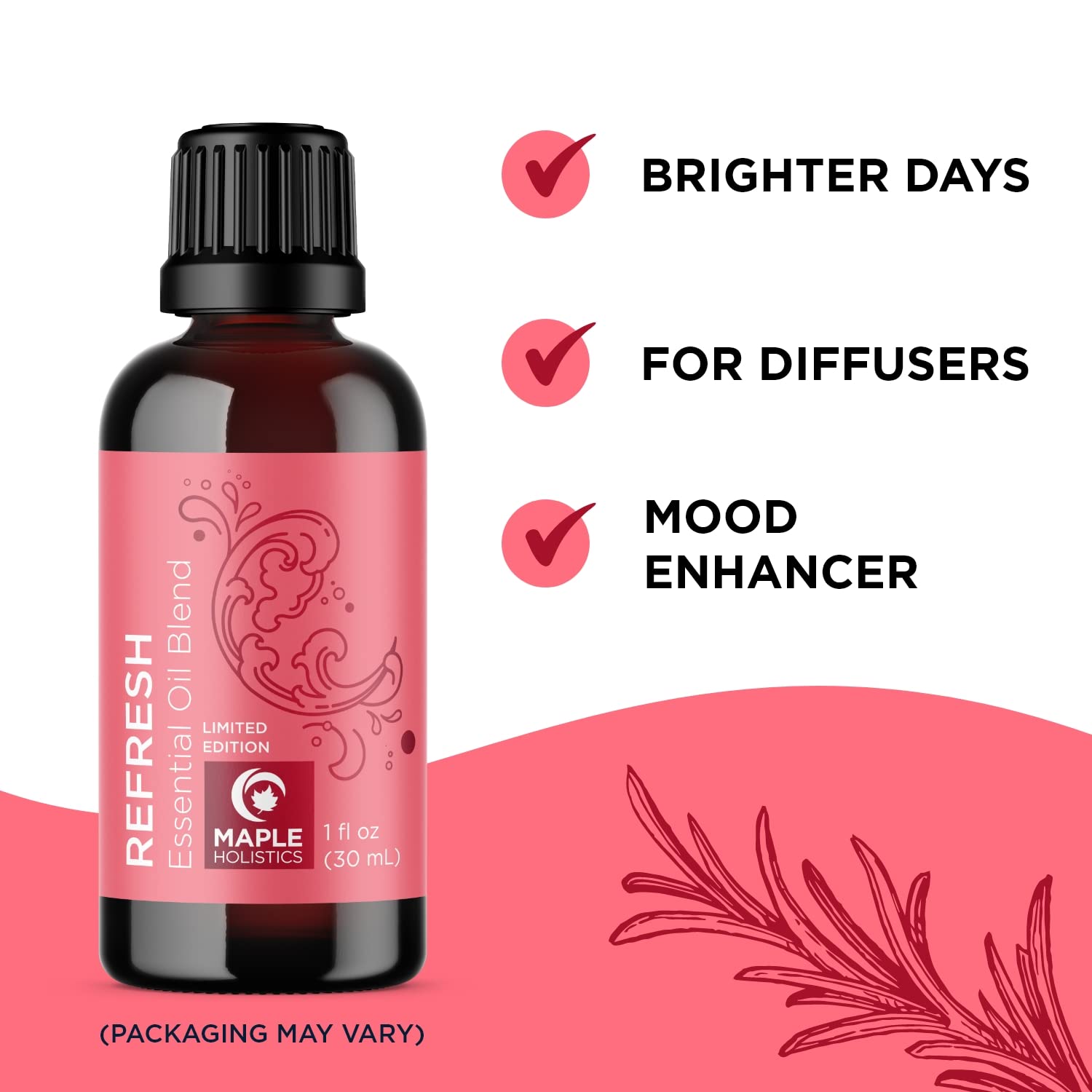 Packaging of Pink Grapefruit Essential Oil Blend