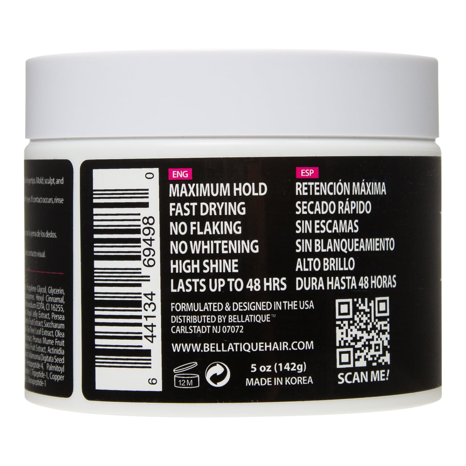 PINK LEMON Braiding Gel in hand ready for quick touch-ups