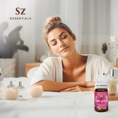 Pure Pink Lotus essential oil dropper