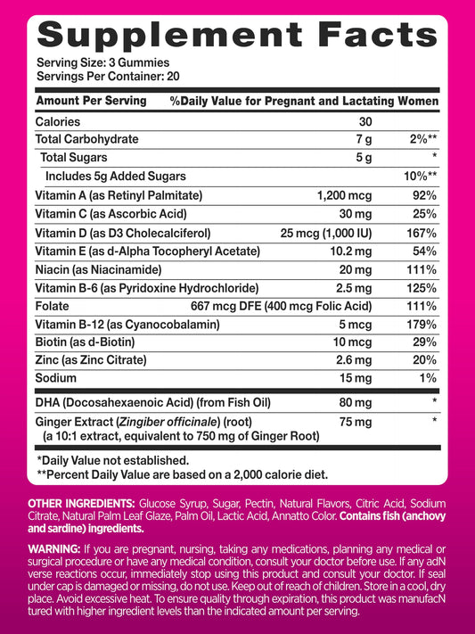 PINK Prenatal Vitamins packaging image