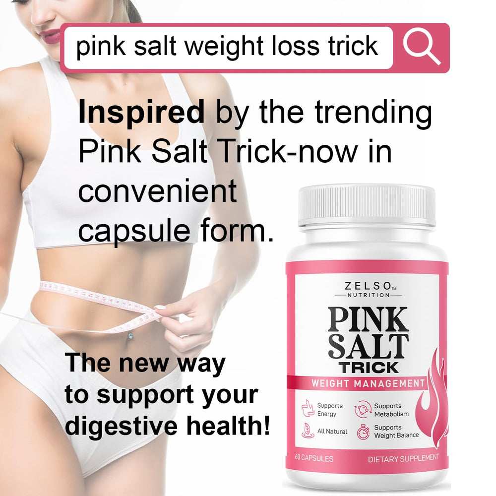 Bottle of Pink Salt Trick Capsules