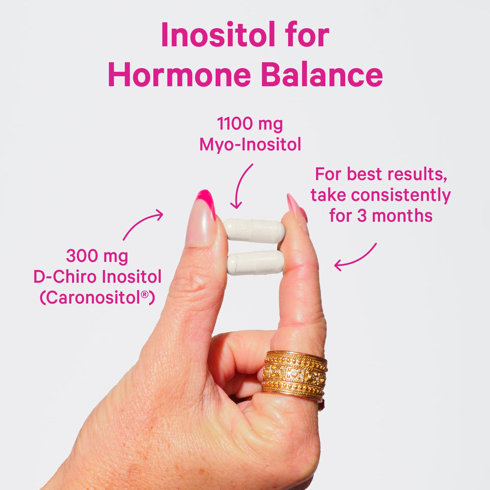 Fertility and ovulation concept with Inositol supplement