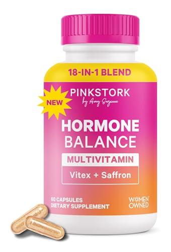 Bottle of Pink Stork Hormone Balance 60 capsules