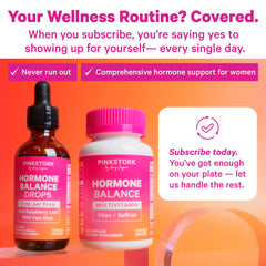 Perimenopause support and hormone transition visuals