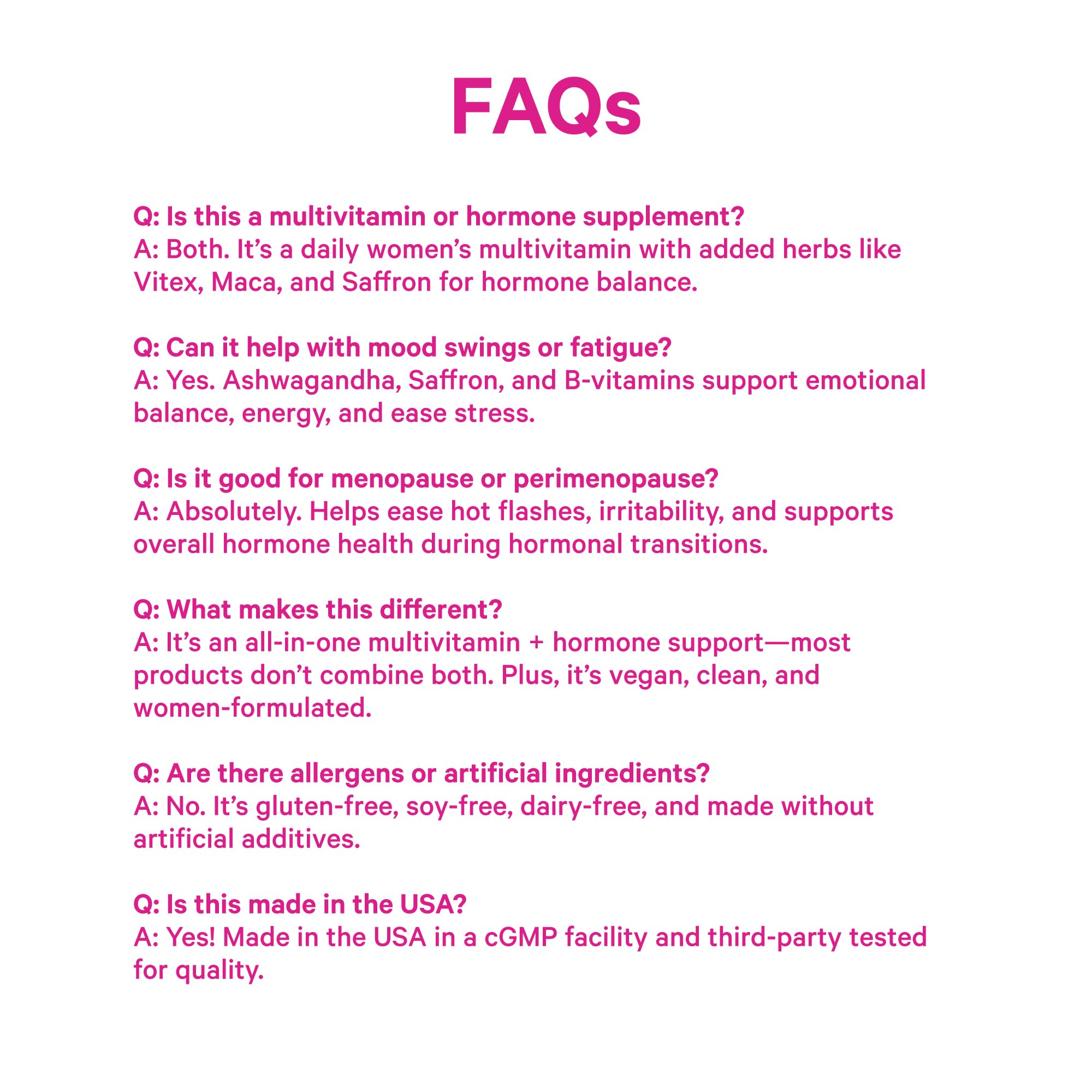 Pink Stork branding emphasizing women-owned, third-party tested product