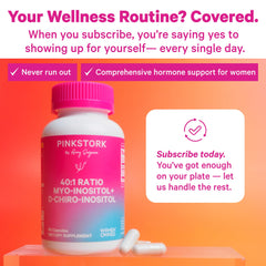 Ovarian health support with Pink Stork Inositol for Women