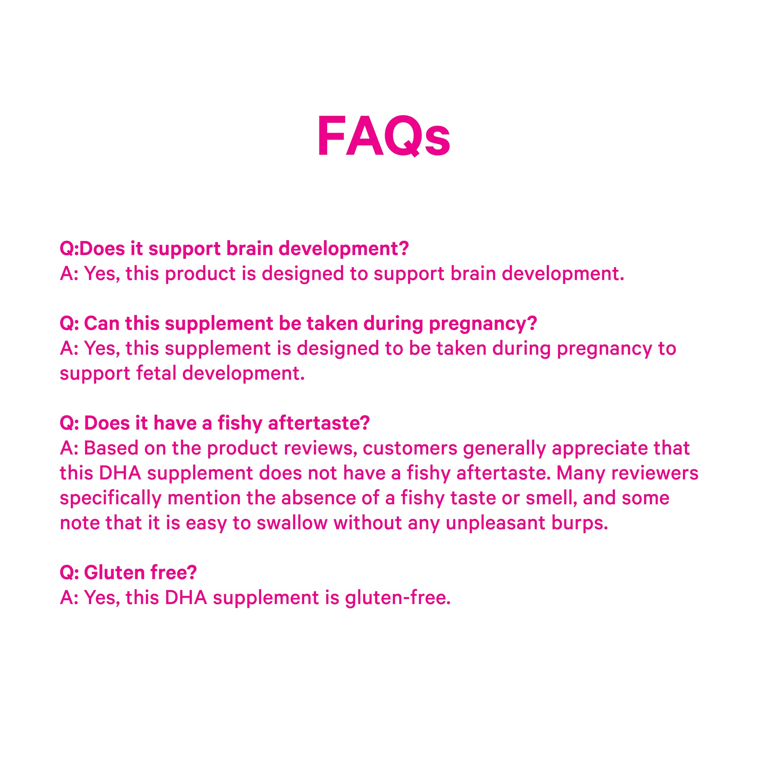 Pink Stork logo with Omega-3 DHA product name