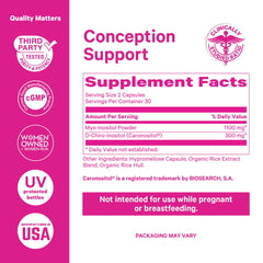 Menstrual regularity and period support with Pink Stork Inositol