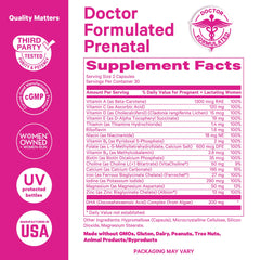 Omega-3 DHA capsule for fetal brain development