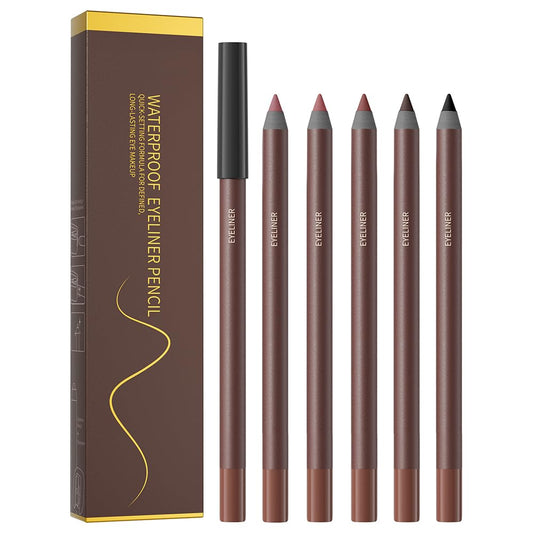 Pinkiou plum eyeliner pencil swatch for precise eye definition and versatile looks