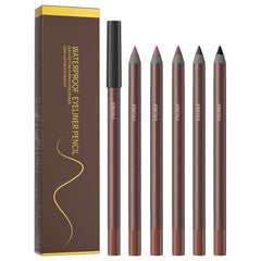 Pinkiou plum eyeliner pencil swatch for precise eye definition and versatile looks