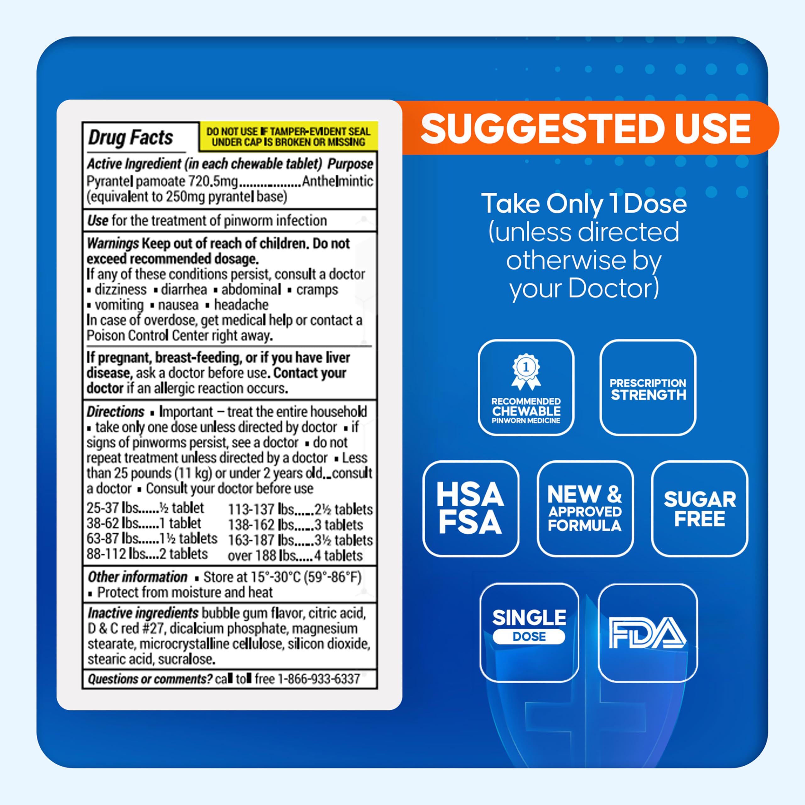 Allergen-free, third-party tested PinRid seal