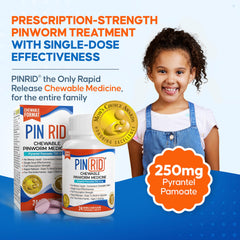 PinRid pinworm medicine for family 2+ (ages 2+ and up)