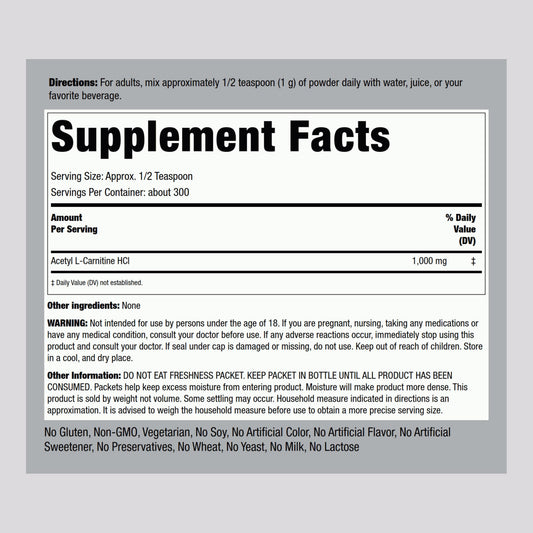 Close-up of Acetyl L-Carnitine powder