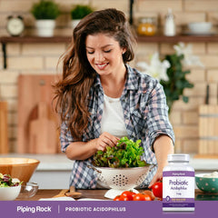 Piping Rock bottle on kitchen counter showing convenient daily use