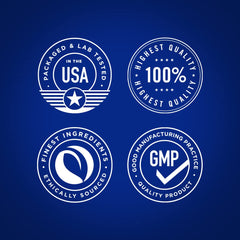 Piping Rock label detail focusing on ingredients and lab-tested statement for transparency