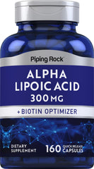 Piping Rock Alpha Lipoic Acid 300mg bottle – front view