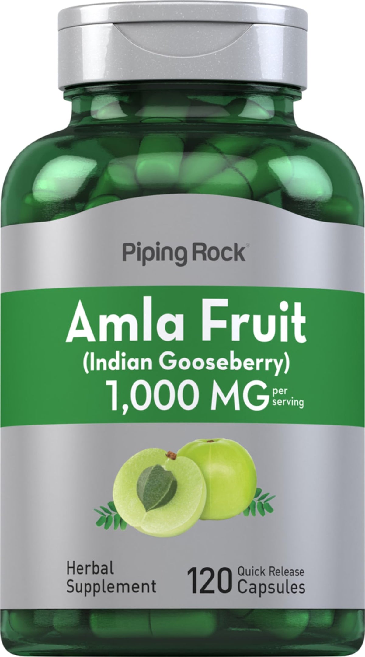 Piping Rock front packaging showing bottle and label clarity and convenience