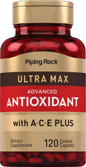 Piping Rock bottle front packaging showing label and benefits